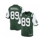 Men's Nike New York Jets #89 Jalin Marshall Limited Green Team Color NFL Jersey