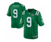 Men's Nike New York Jets #9 Bryce Petty Limited Green Rush NFL Jersey