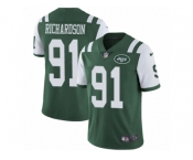 Men's Nike New York Jets #91 Sheldon Richardson Vapor Untouchable Limited Green Team Color NFL Jersey
