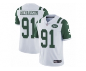 Men's Nike New York Jets #91 Sheldon Richardson Vapor Untouchable Limited White NFL Jersey