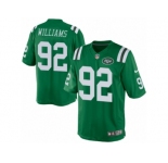 Men's Nike New York Jets #92 Leonard Williams Limited Green Rush NFL Jersey