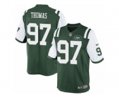 Men's Nike New York Jets #97 Lawrence Thomas Limited Green Team Color NFL Jersey