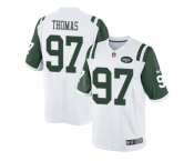 Men's Nike New York Jets #97 Lawrence Thomas Limited White NFL Jersey