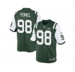 Men's Nike New York Jets #98 Mike Pennel Limited Green Team Color NFL Jersey