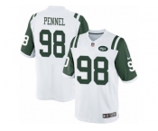 Men's Nike New York Jets #98 Mike Pennel Limited White NFL Jersey
