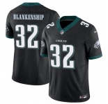 Men's Philadelphia Eagles #32 Reed Blankenship Black 2025 F.U.S.E. Vapor Untouchable Limited Football Stitched Jersey