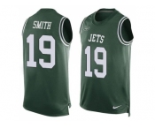 Nike New York Jets #19 Devin Smith Green Team Color Men's Stitched NFL Limited Tank Top Jersey