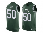 Nike New York Jets #50 Darron Lee Green Team Color Men's Stitched NFL Limited Tank Top Jersey