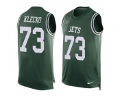 Nike New York Jets #73 Joe Klecko Green Team Color Men's Stitched NFL Limited Tank Top Jersey