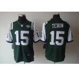 nike nfl jerseys new york jets #15 tebow green[nike limited]