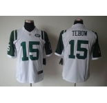 nike nfl jerseys new york jets #15 tebow white[nike limited]