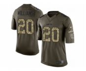 nike nfl jerseys new york jets #20 marcus williams army green[nike Limited Salute To Service][williams]