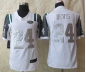 nike nfl jerseys new york jets #24 revis white platinum[nike Limited]