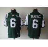nike nfl jerseys new york jets #6 sanchez green[nike limited]