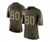 nike nfl jerseys new york jets #80 chrebet army green[nike Limited Salute To Service]
