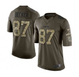 nike nfl jerseys new york jets #87 decker army green[nike Limited Salute To Service][decker]