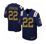 outh Nike New York Jets #22 Trumaine Johnson Elite Navy Blue Alternate NFL Jersey