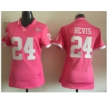 2015 Women Nike New York Jets #24 Darrelle Revis Pink Jerseys