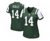 Women Nike New York Jets #14 Jeremy Kerley Game Green Team Color NFL Jersey
