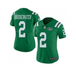 Women Nike New York Jets #2 Teddy Bridgewater Green Stitched NFL Limited Rush Jersey