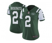 Women Nike New York Jets #2 Teddy Bridgewater Green Team Color Stitched NFL Vapor Untouchable Limited Jersey