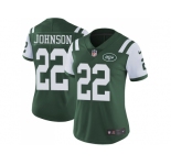 Women Nike New York Jets #22 Trumaine Johnson Green Team Color Stitched NFL Vapor Untouchable Limited Jersey