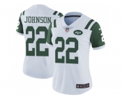 Women Nike New York Jets #22 Trumaine Johnson White Stitched NFL Vapor Untouchable Limited Jersey