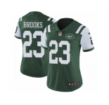Women Nike New York Jets #23 Terrence Brooks Green Team Color Vapor Untouchable Limited Player NFL Jersey
