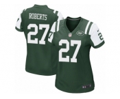 Women Nike New York Jets #27 Darryl Roberts Game Green Team Color NFL Jers