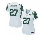 Women Nike New York Jets #27 Darryl Roberts Game White NFL Jersey