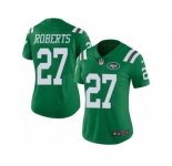 Women Nike New York Jets #27 Darryl Roberts Limited Green Rush Vapor Untouchable NFL Jersey