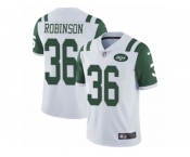 Women Nike New York Jets #36 Rashard Robinson White Vapor Untouchable Limited Player NFL Jersey