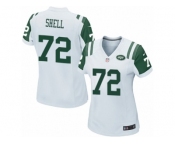 Women Nike New York Jets #72 Brandon Shell Game White NFL Jersey