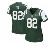 Women Nike New York Jets #82 Will Tye Game Green Team Color NFL Jersey
