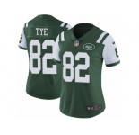 Women Nike New York Jets #82 Will Tye Green Team Color Vapor Untouchable Limited Player NFL Jersey
