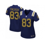 Women Nike New York Jets #83 Eric Tomlinson Game Navy Blue Alternate NFL Jersey