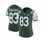 Women Nike New York Jets #83 Eric Tomlinson Green Team Color Vapor Untouchable Limited Player NFL Jersey