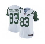 Women Nike New York Jets #83 Eric Tomlinson White Vapor Untouchable Limited Player NFL Jersey