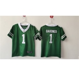 Women's New York Jets #1 Ahmad Sauce Green Vapor Football Stitched Jersey