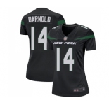 Women's New York Jets #14 Sam Darnold Game Black Alternate Football Jersey