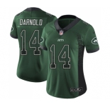 Women's New York Jets #14 Sam Darnold Limited Green Rush Drift Fashion Football Jersey