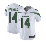 Women's New York Jets #14 Sam Darnold White Vapor Untouchable Limited Player Football Jersey