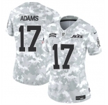 Women's New York Jets #17 Davante Adams 2024 F.U.S.E Arctic Camo Salute To Service Limited Stitched Jersey