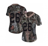 Women's New York Jets #26 Le'Veon Bell Limited Camo Rush Realtree Football Jersey