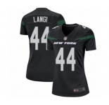 Women's New York Jets #44 Harvey Langi Game Black Alternate Football Jersey