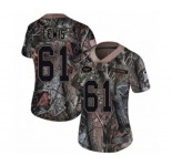Women's New York Jets #61 Alex Lewis Limited Camo Rush Realtree Football Jersey