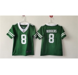 Women's New York Jets #8 Aaron Rodgers Green Vapor Football Stitched Jersey