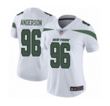 Women's New York Jets #96 Henry Anderson White Vapor Untouchable Limited Player Football Jersey