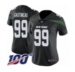 Women's New York Jets #99 Mark Gastineau Black Alternate Vapor Untouchable Limited Player 100th Season Football Jersey