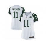 Women's Nike New York Jets #11 Robby Anderson Limited White NFL Jersey